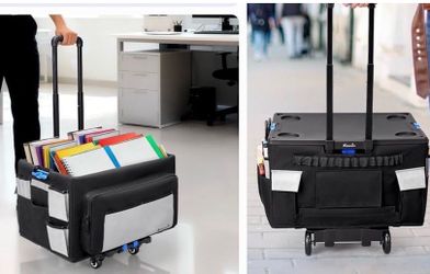 teachers carrying case on wheels