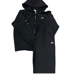 Alo Black Tracksuit Size S