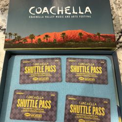 COACHELLA WEEKEND 1 SHUTTLE PASSES