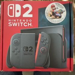 Sealed Nintendo Switch 2 with Mario Kart