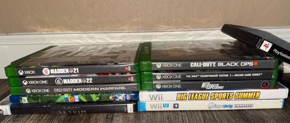 Xbox one games , ps2 , PC windows , wii , Wii U , Xbox 360