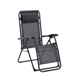 2 NEW (in box) Zero Gravity Chairs (Charcoal)