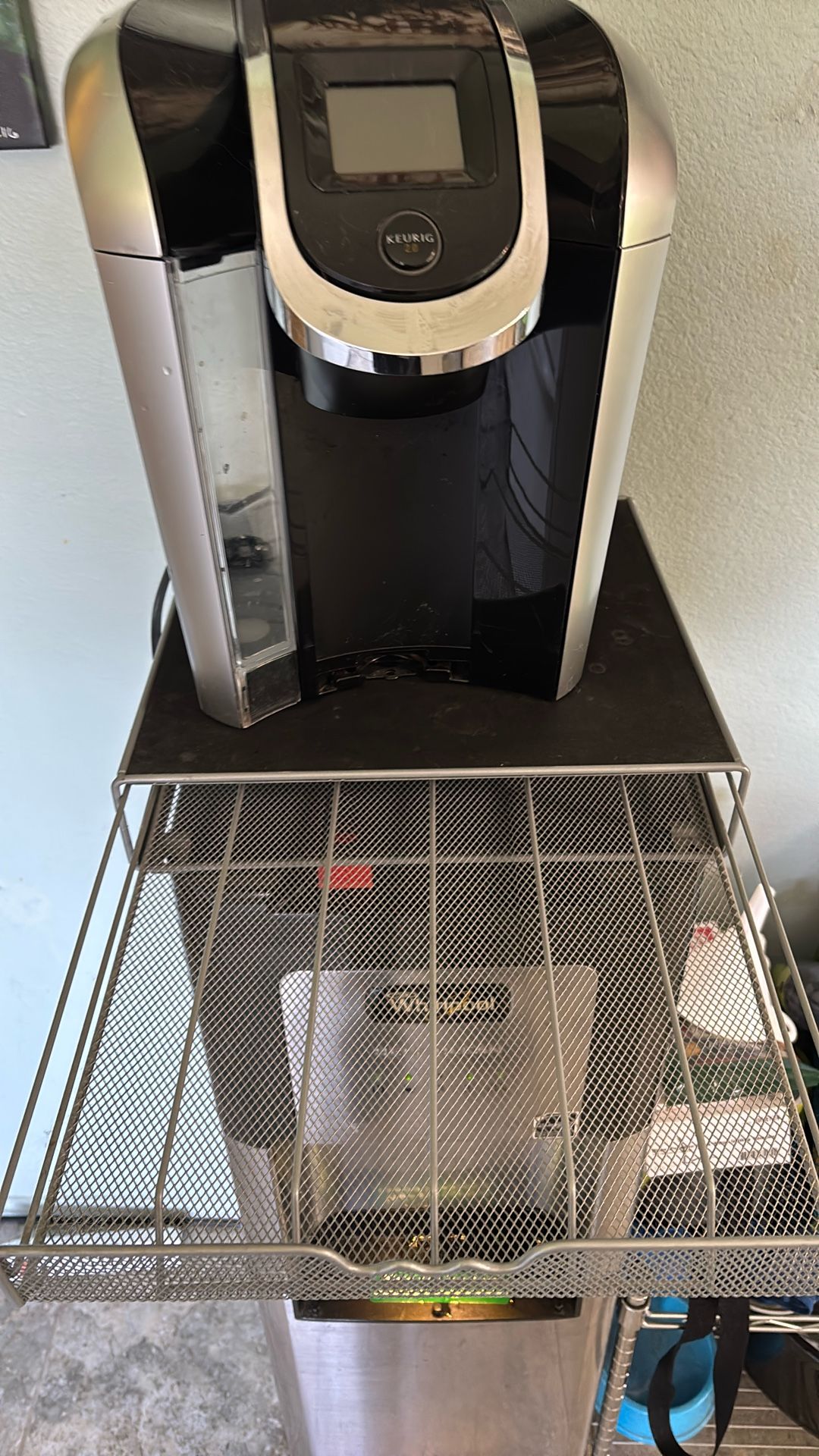 Keurig with drawer for coffee
