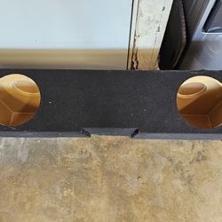 Dual 10" inch sub box