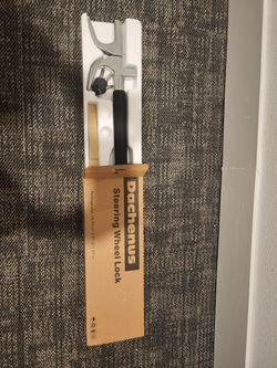 Cerradura para volante de automóvil, dispositivo antirrobo de acero inoxidable retráctil universal