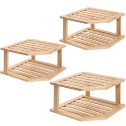 Bamboo Corner Shelf(3 Pack)