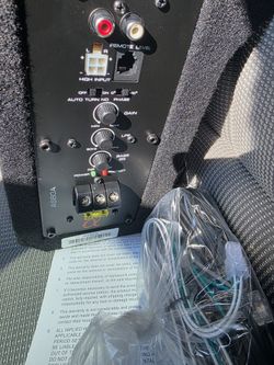 600 Watt Sub And Amp Combo ALPHASONIK 