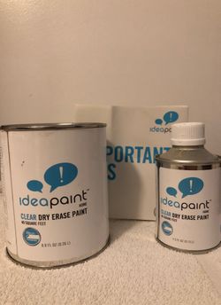 40SQ feet IDEAL Clear Dry Erase Paint