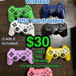 🎮 Brand New Wireless PS3 Controllers 🔥 