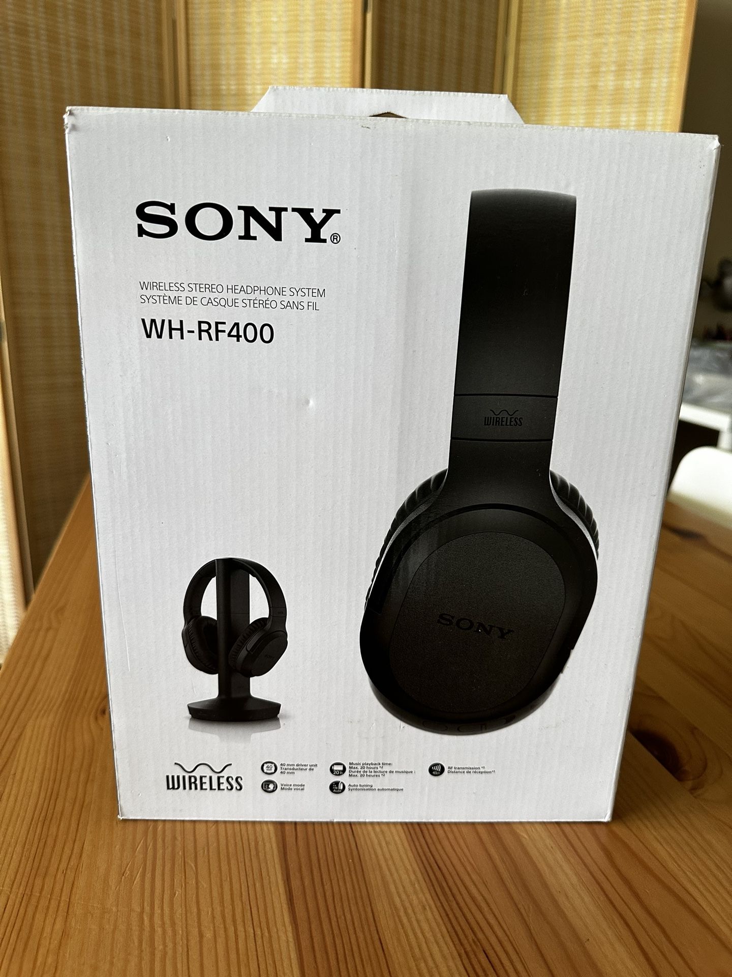 Sony Wireless Stereo Headphone System (WH-RF400)