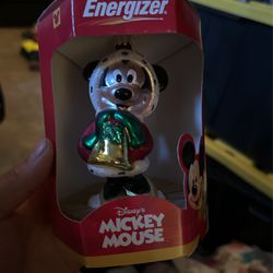 Mickey Mouse glass ornament