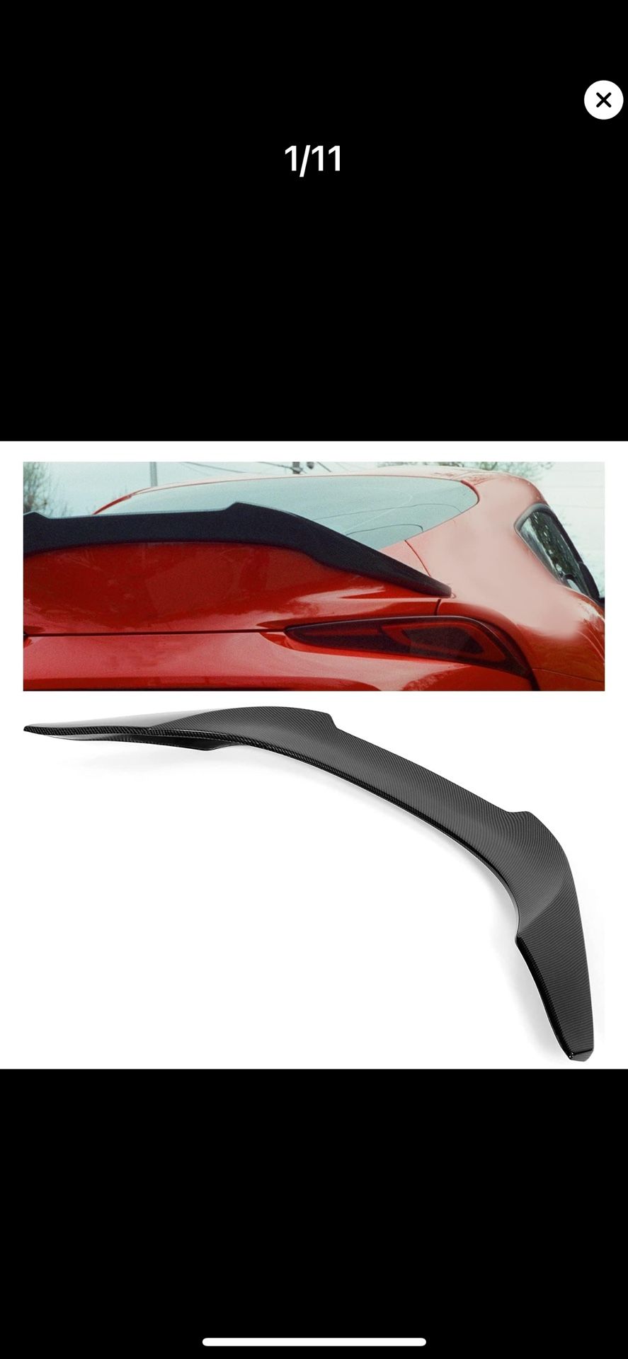 Supra Rear Trunk Spoiler