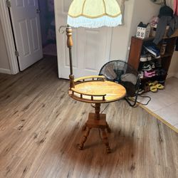 Vintage Lamp/side Table 