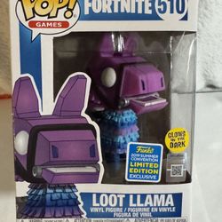 Funko Pop Fortnite Loot Llama 2019 Glow Exclusive #510