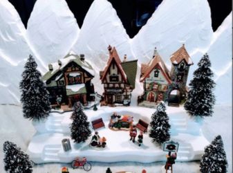 Christmas Village decorations set