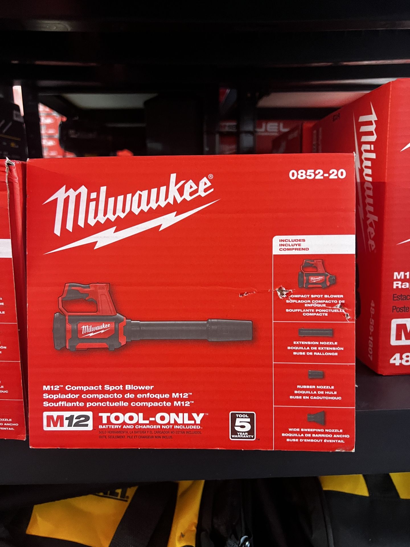 Milwaukee M12 Compact Spot Blower Tool Only