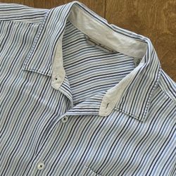 Men’s Tommy Bahama Island Button Down Striped Long Sleeve XL Shirt