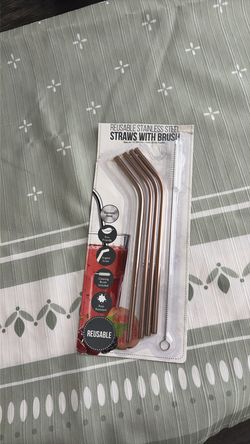 Stainless steel straws