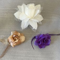 Decorative Artificial Flower Hair Clips