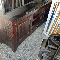 Real Wood Tv Hutch