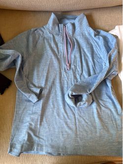 J crew crewcuts pullover with zip for girls M (8-9)