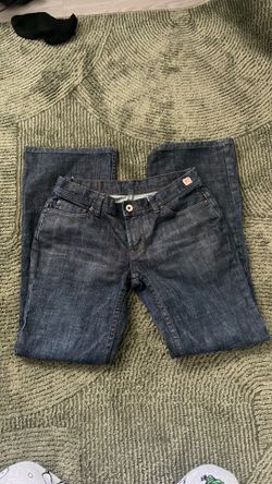 Dark denim flared/bootcut jeans