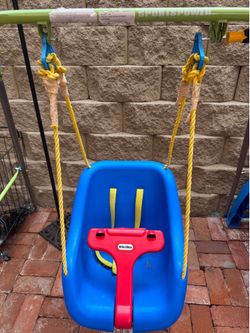 Little tike swing with stand