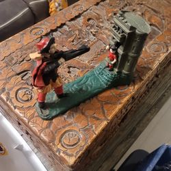 CAST IRON PIGGY BANK "WILLIAM TELL"