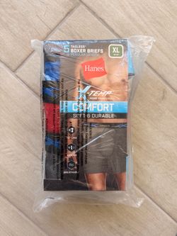 NEW Hanes Men's Size XL X-Temp Tagless Boxer Briefs 5-Pack MSRP $25 West Las Vegas See My Listings Summerlin 5 Packs Available
