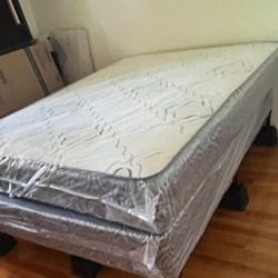 Mattress Twin Size Colchones ‼️ Twin Mattress Bed With Box Spring Set 