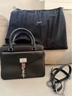 DKNY Black Satchel Purse