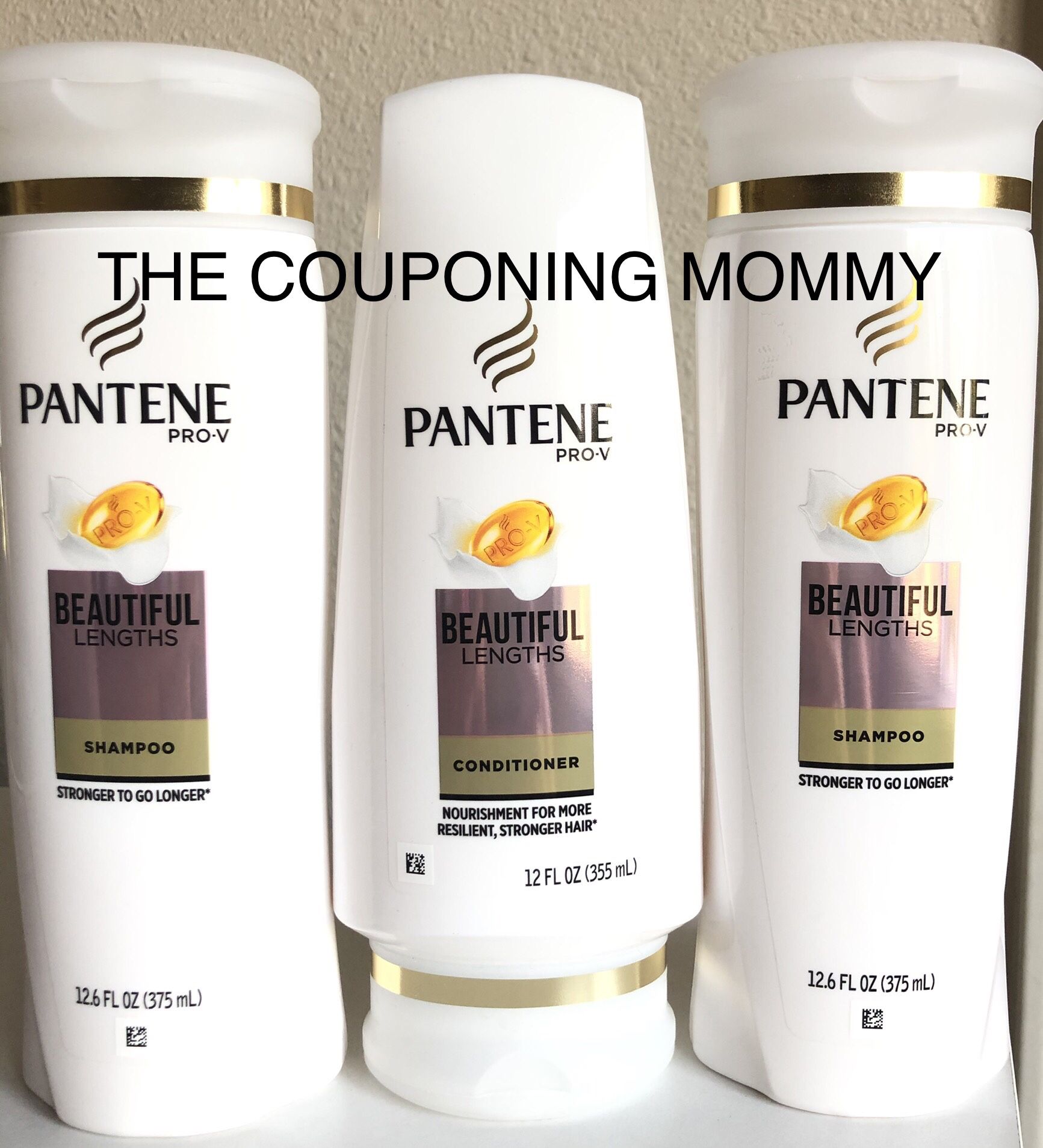Women’s Hair Care Bundle w/ Pantene Beautiful Lengths Shampoo & Conditioner (( 3 bottles ))