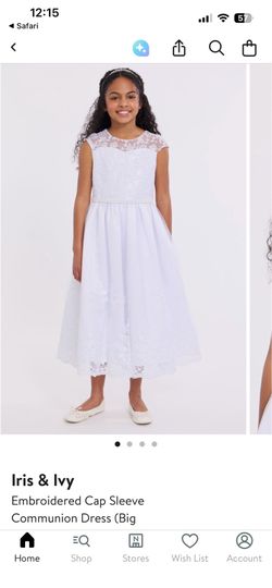 Iris & Ivy Embroidered Cap Sleeve Dress