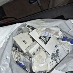 Lot Of Electrical Supplies, GFCIs Plugs Switches Covers