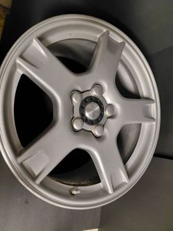 1(contact info removed) Chevy Corvette 18x9.5” REAR OEM Silver Wheel (5059)