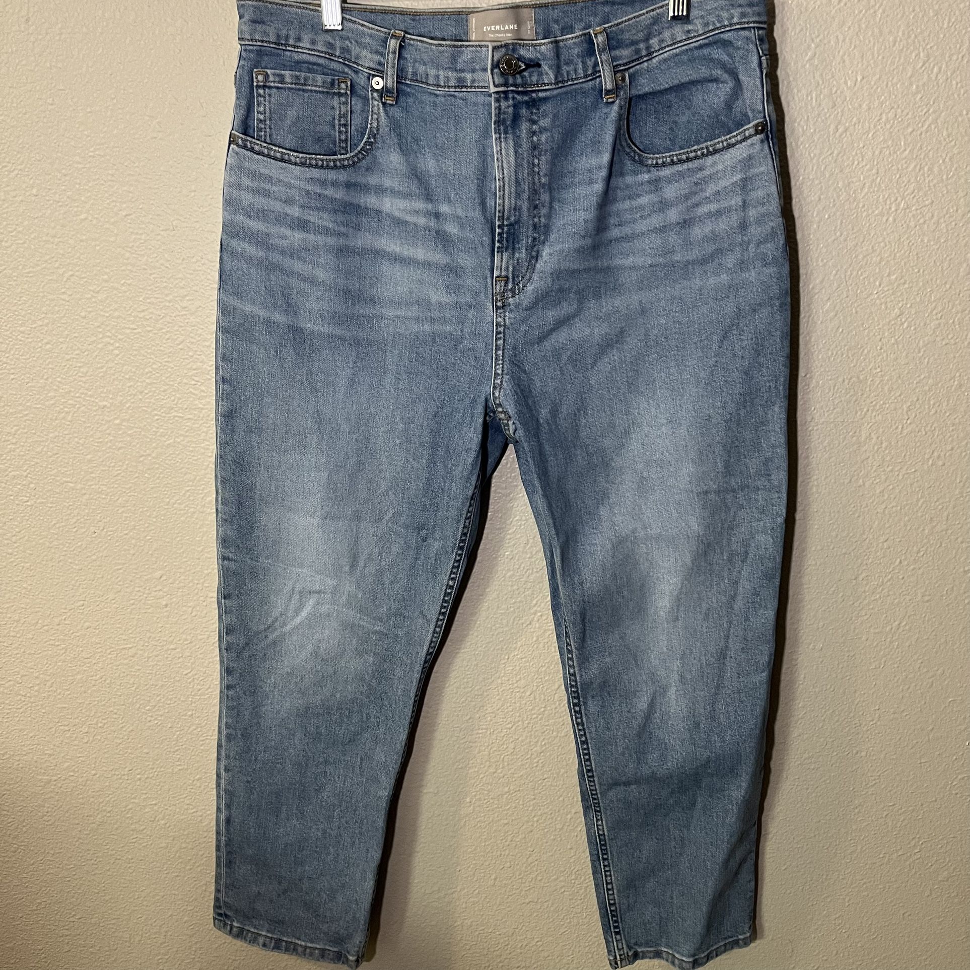 Everlane The Curvy Cheeky Straight Crop Jeans - Sz 33