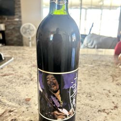 Jimi Hendrix UnWine Bottle