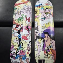 Wally Wood Disneyland Memorial Orgy Parody Skateboard Decks Boom Art Limited Edition
