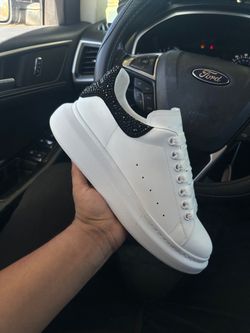 Alexander McQueen diamonds on the back