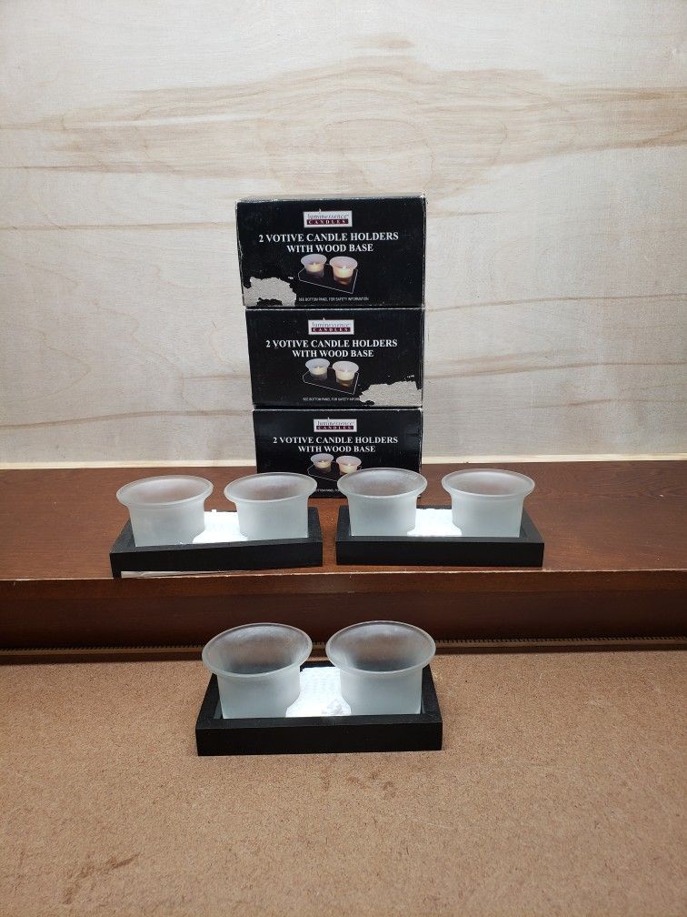 Iuminessence Candle Wooden Holder Firm Price