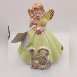 Vintage A Josef original angel birthday doll figurine