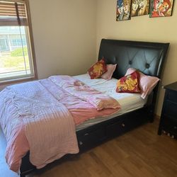 Queen Bed Frame With Mattress