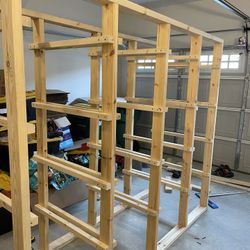 Garage Storage Shelves 16 Rack (no Bins) - FREE PAINT & INSTALLATION 