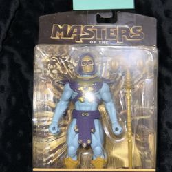 Alcala Skeletor Variant MOTU Core Gold Masters  Universe In Hand Walmart Ex