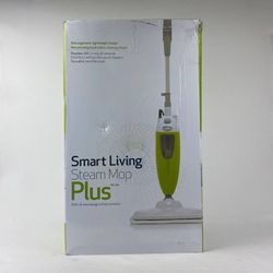 Smart Living Steam Mop Plus, White and Green