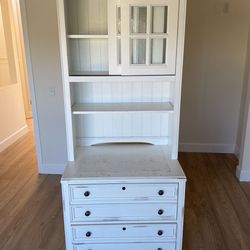 Dresser, Shelf/cabinet Set