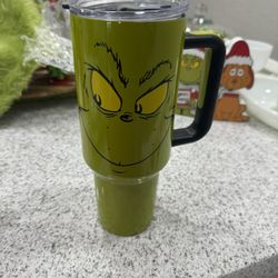 Grinch Tumbler New $40 