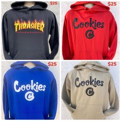 Hoodies  S M L XL 2XL  $25  $30