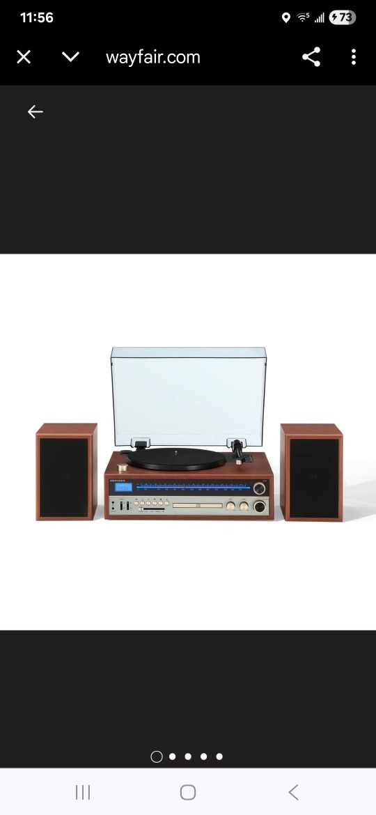 Crosley Retro turntable +Radio