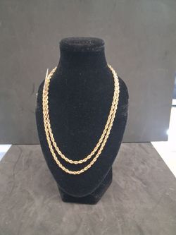 Men's necklace, yellow gold, 10k. 11.6g, 23"